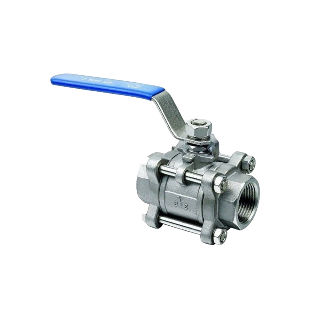 Кран шаровой из 3-х частей AISI 304 с/с ISO 3/8'' DN 10 (17,2 мм) Кран шаровой из 3-х частей AISI 304 с/с ISO 3/8'' DN 10 (17,2 мм)